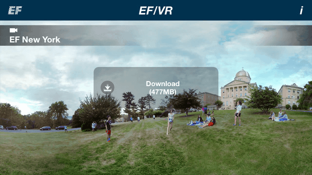 EF/VR ‒ Virtual Reality Tours of the EF International Language Centers