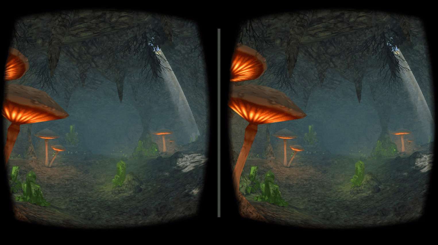 VR Cave Flythrough for Cardboard