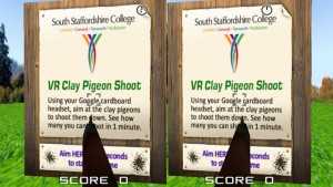 VR Clay Pigeon Shoot