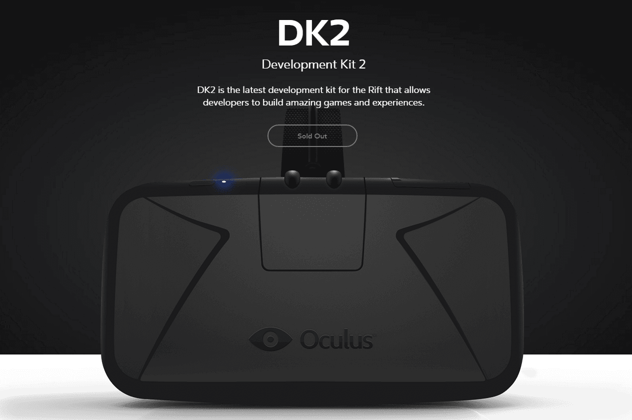 Oculus Rift DK2 is sold out