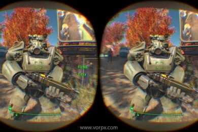 FALLOUT 4 – In Oculus Rift, Virtual Reality (VorpX profile)