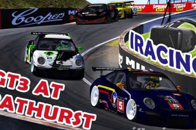 iRacing – Blancpain Sprint Series at Bathurst Ruf RT 12R Track (Oculus Rift DK2)