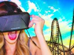 Location Camel Permeability RUNNING on a VIRTUAL Roller Coaster | Oculus Rift DK2 – VR Bites
