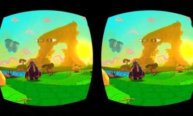 Lunchtime with my Gear VR – Jake and Tess: Finding Monsters Adventure