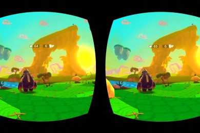 Lunchtime with my Gear VR – Jake and Tess: Finding Monsters Adventure