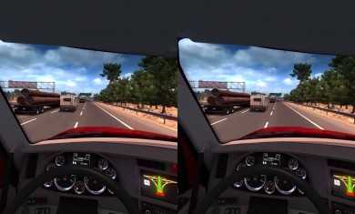 American truck simulator Oculus Rift VR