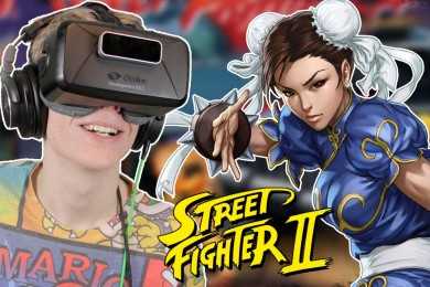 STREET FIGHTER IN VR! | New Retro Arcade (Oculus Rift: DK2)