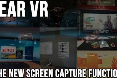 Gear VR: The New Screen Capture Function (And How to Record Audio)