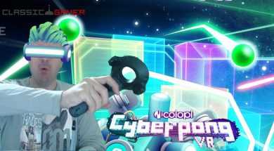 Cyber Pong VR: classic game meets VR in a new and funky way!