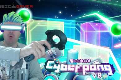 Cyber Pong VR: classic game meets VR in a new and funky way!