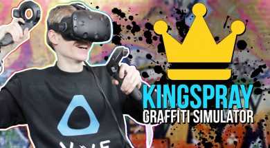 Graffiti Simulator In Virtual Reality Kingspray VR (HTC Vive)