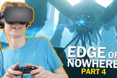 GIANT MONSTER CONFIRMED! | Edge of Nowhere Part 4 (Oculus Rift CV1 Gameplay)