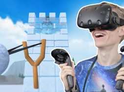 VR SNOWBALL FIGHT GAME! | Snow Fortress (HTC Vive Gameplay)
