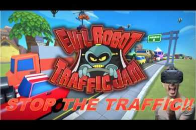 I Hate Traffic!! | Evil Robot Traffic Jam Gameplay – HTC VIVE