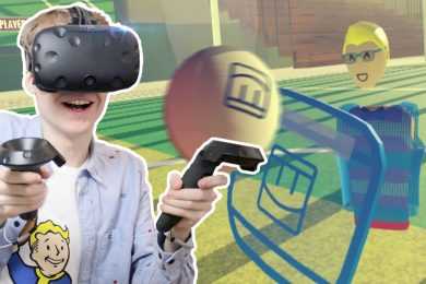 SOCCER SHIELD MULTIPLAYER! | Rec Room VR (HTC Vive Gameplay)
