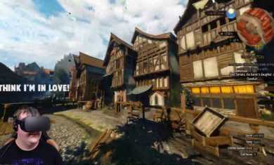 THE WITCHER 3 IN FIRST PERSON IN VR