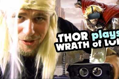 Thor Plays – Wrath Of Loki in the GearVR
