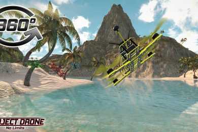 Virtual Drone Flying with Project Drone No Limits