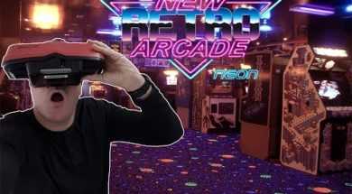 Visit the Arcade in Virtual Reality New Retro Arcade Neon for the HTC Vive
