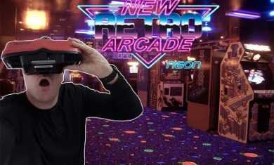 Visit the Arcade in Virtual Reality New Retro Arcade Neon for the HTC Vive