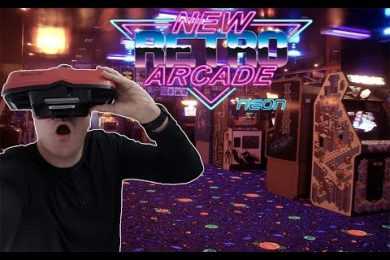Visit the Arcade in Virtual Reality New Retro Arcade Neon for the HTC Vive
