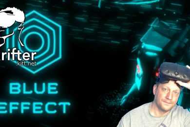 Blue Effect Spooky Shooter HTC Vive Game Play by UKRifter