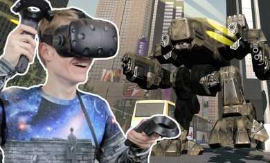 OPEN WORLD VR GAME! | CyberThreat (HTC Vive Gameplay)