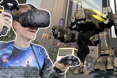 OPEN WORLD VR GAME! | CyberThreat (HTC Vive Gameplay)