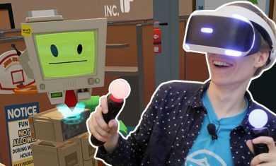 OFFICE WORKER WITH THE PSVR! | Job Simulator (Playstation VR Gameplay)
