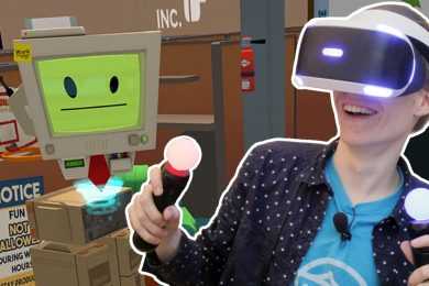 OFFICE WORKER WITH THE PSVR! | Job Simulator (Playstation VR Gameplay)