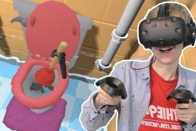 VIRTUAL REALITY PLUMBER SIMULATOR | PipeJob VR (HTC Vive Gameplay)