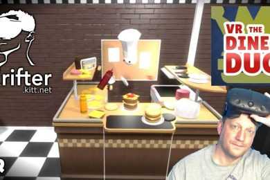 VR The Diner Duo – Burger Flipping for fun – HTC Vive Game Play by UKRifter