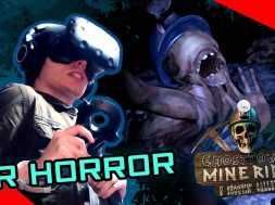 Intense VR Horror Game!  Ghost Town Mine Ride & Shooting Gallery