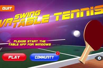 VR Swing Table Tennis Oculus