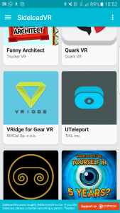 SideloadVR is the alternative to the Oculus Store, but according to Samsung it brings security problems with it.