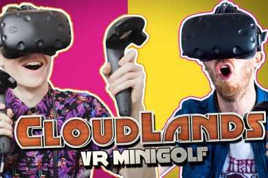 FUNNY MULTIPLAYER MOMENTS | Cloudlands VR Minigolf (HTC Vive Gameplay)
