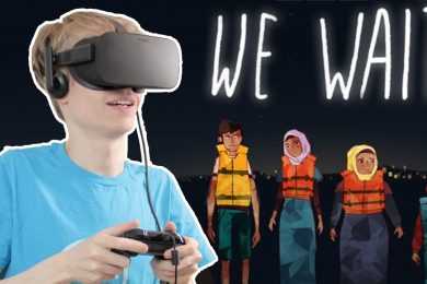 REFUGEE CRISIS IN VIRTUAL REALITY | We Wait VR Animation (Oculus Rift CV1)