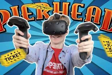 THE VIRTUAL REALITY DRONE CHALLENGE | Pierhead Arcade VR #1 (HTC Vive Gameplay)