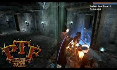 Killing Giant Spiders And Plundering Dungeons In VR Playing Prevent The Fall ( Oculus Rift + Touch)