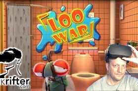 VR ON THE TOILET | LOO WAR (Oculus Rift VR Game Play)